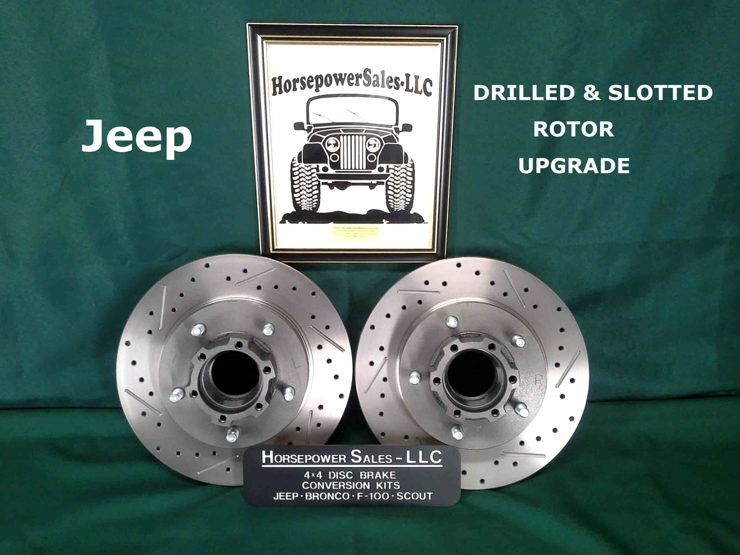 1946-64 Willy’s Jeep Truck+Station Wagon front Drum-to-DISC BRAKE