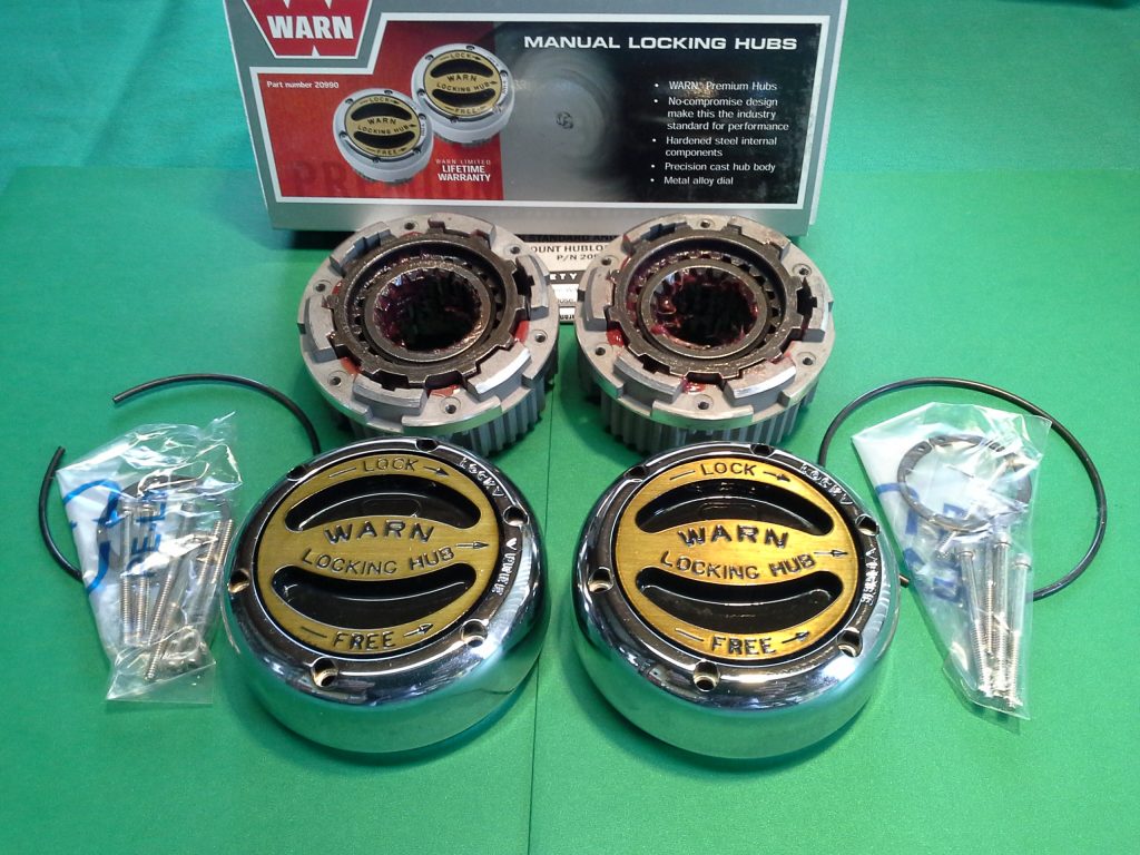 Warn Premium Locking Hub Set 20990 for dana 30, dana 44 + GM 10 bolt