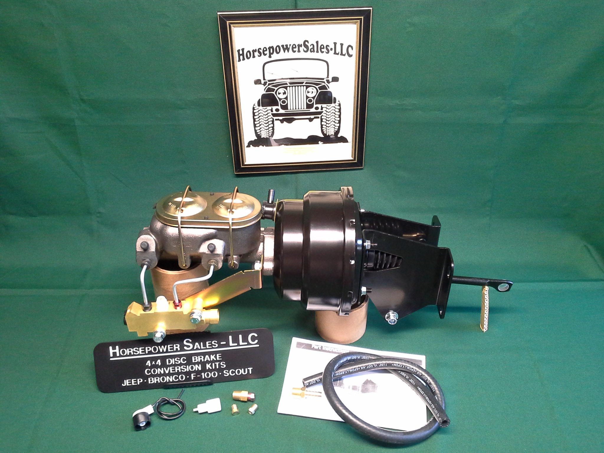 19741986 Jeep CJ5, CJ7 POWER BRAKE BOOSTER CONVERSION KIT w