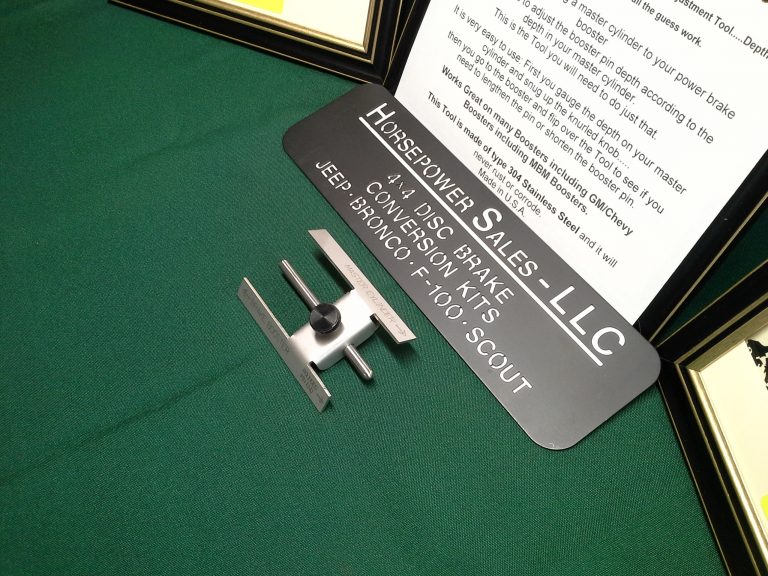 Master CylindertoPower Brake Booster Pin Adjustment TOOL, Depth Gauge